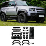 Upgrade Kit For Land Rover Defender L663 90 Gloss Black Full