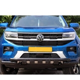 V2 Black Powder Coat Front Spoiler Bar For Vw Amarok 2023 On