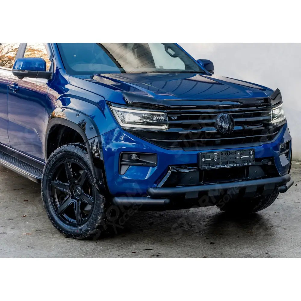 V2 Black Powder Coat Front Spoiler Bar For Vw Amarok 2023 On
