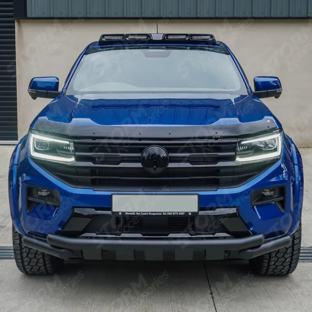 V2 Black Powder Coat Front Spoiler Bar For Vw Amarok 2023 On