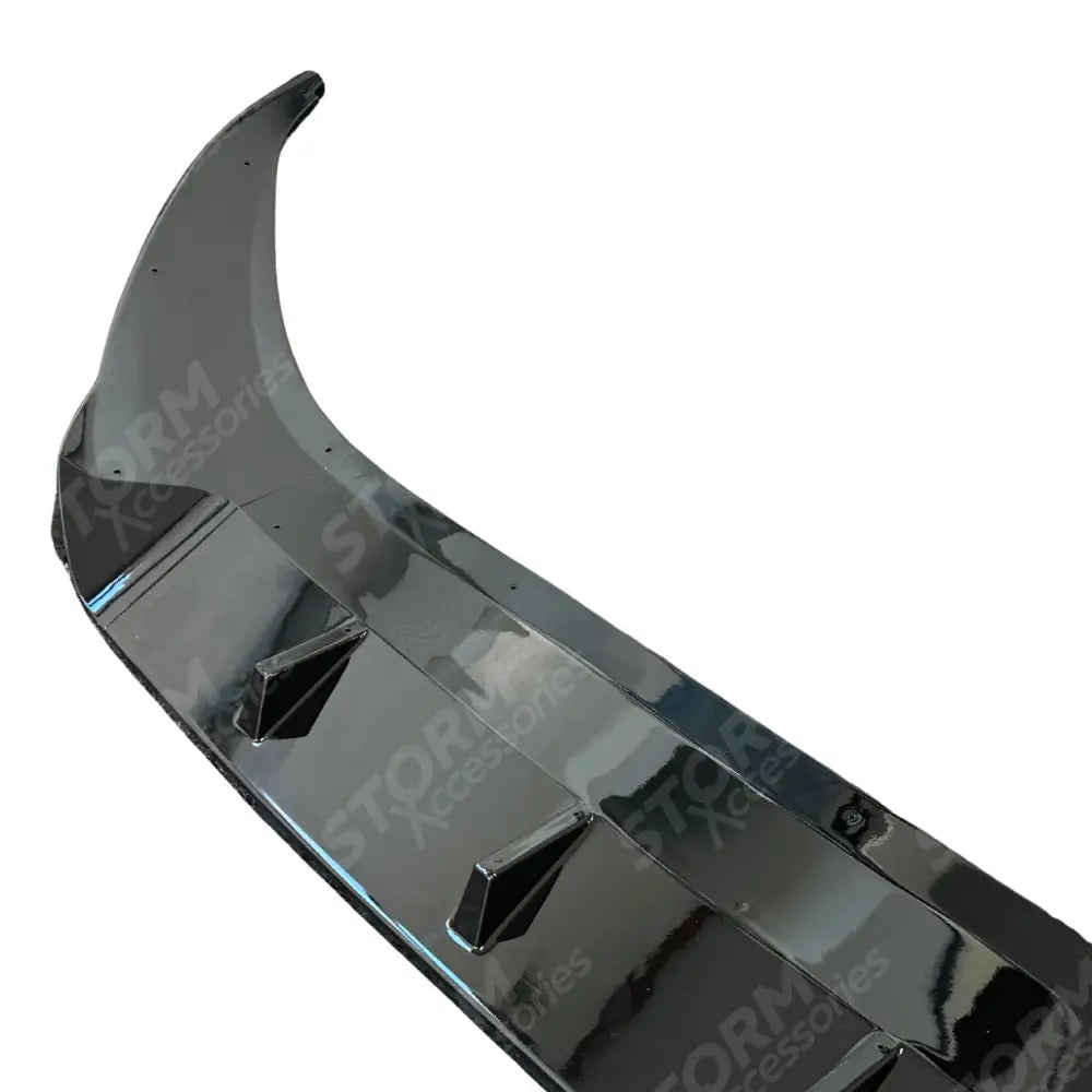 V2 Front Splitter Gloss Black For Vw Caddy 2021 On