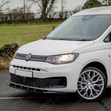 V2 Front Splitter Gloss Black For Vw Caddy 2021 On