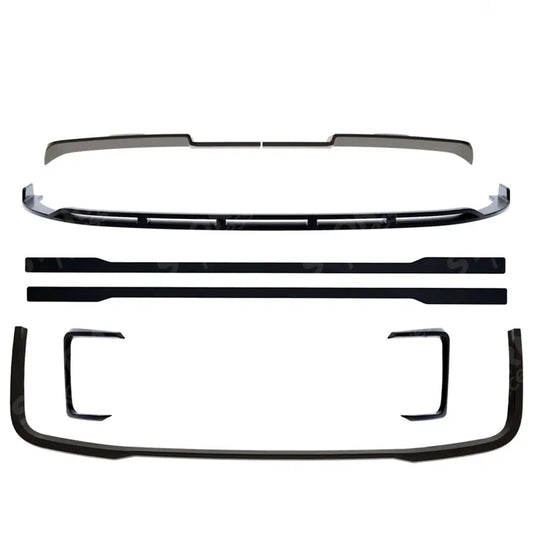 V2 Premium Aero Kit In Gloss Black For Volkswagen Transporter T7 LWB 2025 on