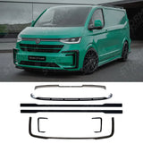 V2 Premium Aero Kit In Gloss Black For Volkswagen Transporter T7 LWB 2025 on