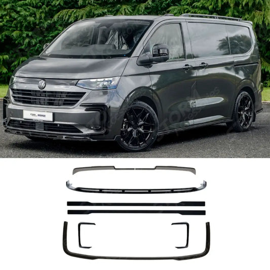V2 Premium Aero Kit In Gloss Black For Volkswagen Transporter T7 SWB 2025 on