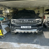 V2 Stainless Steel Front Spoiler Bar For Ford Ranger Raptor 2023 On