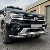 V2 Stainless Steel Front Spoiler Bar For Vw Amarok 2023 On