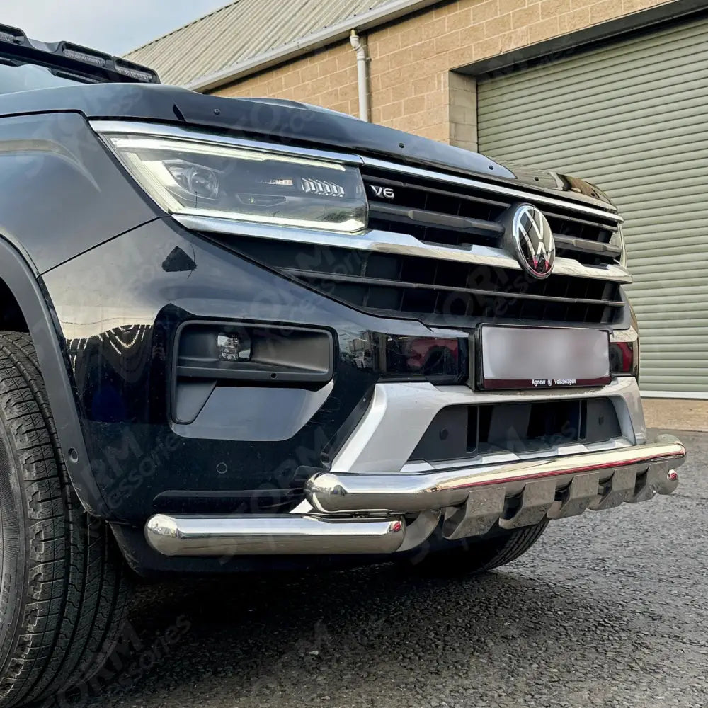 V2 Stainless Steel Front Spoiler Bar For Vw Amarok 2023 On