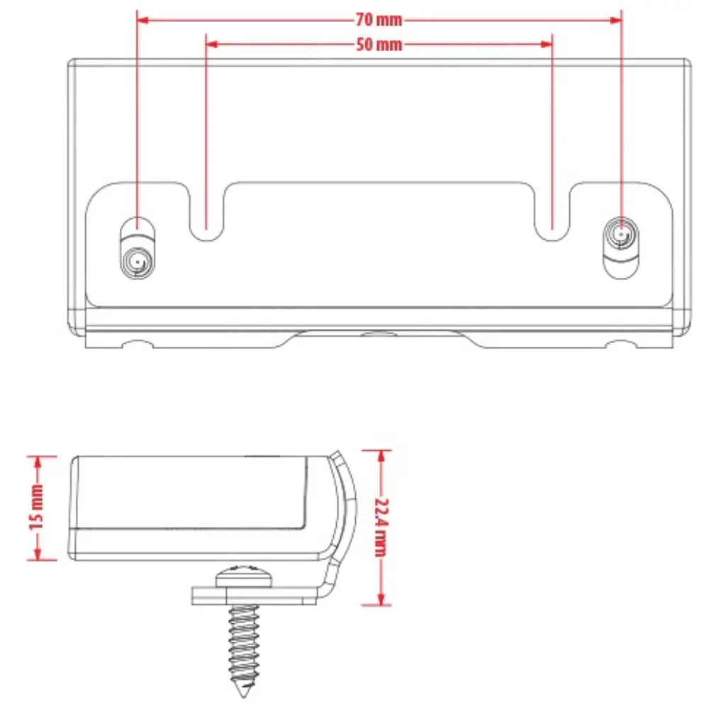 Van Master Atom Discreet R23 Reverse Light With Strobe