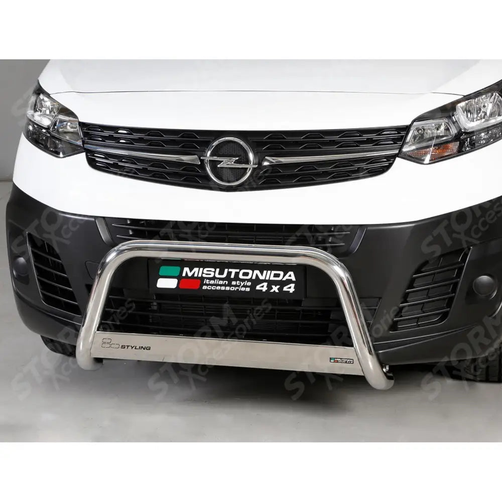 Vauxhall Vivaro 2019 On Misutonida Front A-bar - 63mm - Stainless