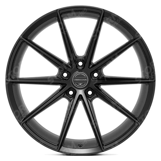 Veemann MF-Z1 19X8.5 5X112 ET42 Gloss Black Standard Concave - Qty 1