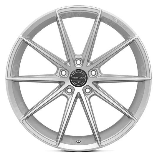 Veemann MF-Z1 19X8.5 5X112 ET42 Silver Machined Standard Concave - Qty 1