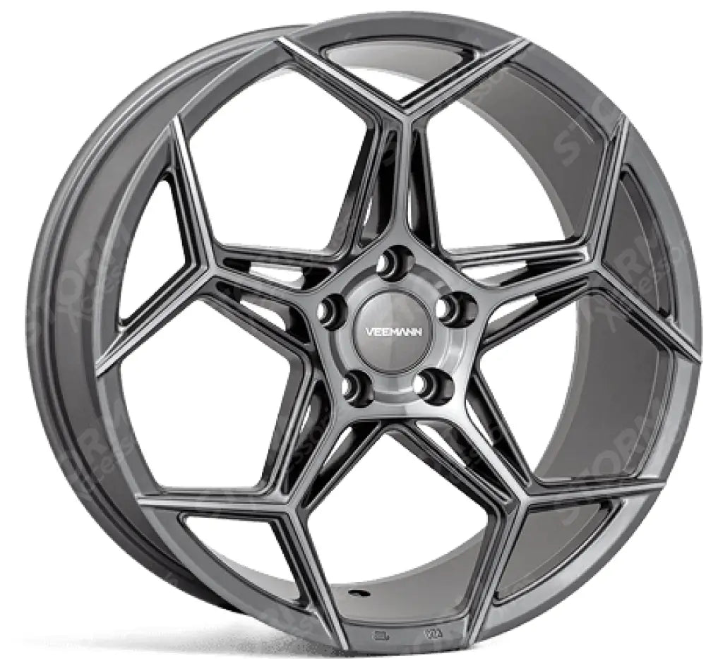 Veemann V-fs40 20x8.5 5x120 Et35 Cb72.56 - Graphite Smoke Machined