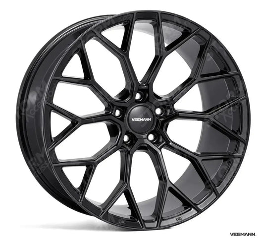Veemann V-fs66 5x120 20 Inch Alloys Gloss Black - 20x8.5 - Qty 1