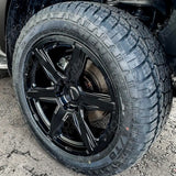 Veemann Vx25 Deep Concave 20 Inch Alloy Wheels 6x139.7 (Cb.106.1) - Matt Black - Qty 1