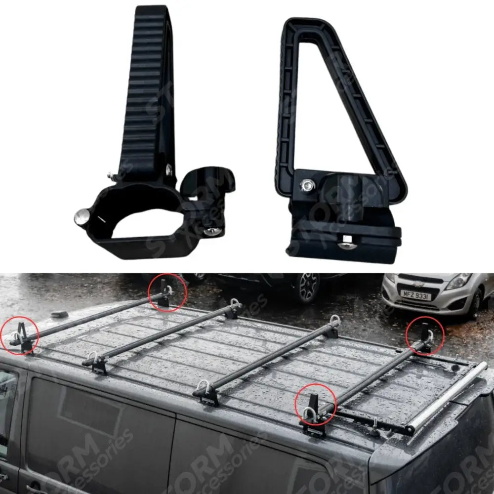 Vivaro 2019 On Multipack Ridgerack Silver Roof Rack Crossbars With Roller And Load Stops