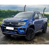 Volkswagen Amarok 2023+ Front Canard Loops V1 In Gloss Black
