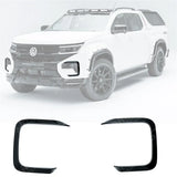 Volkswagen Amarok 2023+ Front Canard Loops V1 In Gloss Black