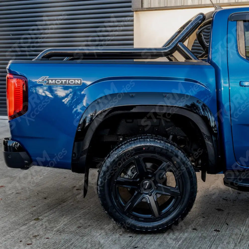 Volkswagen Amarok 2023 On Double Cab Egr Wheel Arch Kit Bolt Look Gloss Black Finish - 6 Pcs