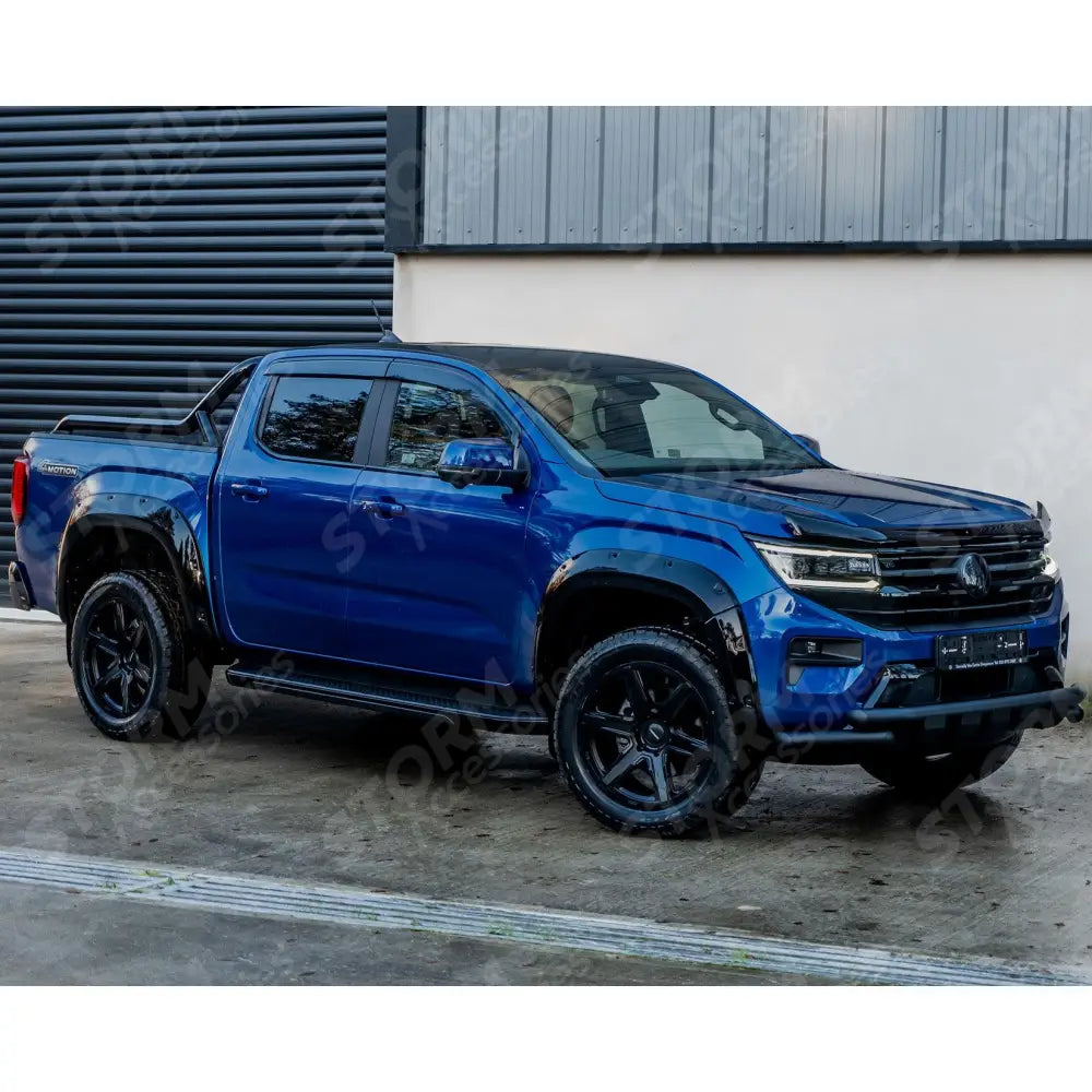 Volkswagen Amarok 2023 On Double Cab Egr Wheel Arch Kit Bolt Look Gloss Black Finish - 6 Pcs