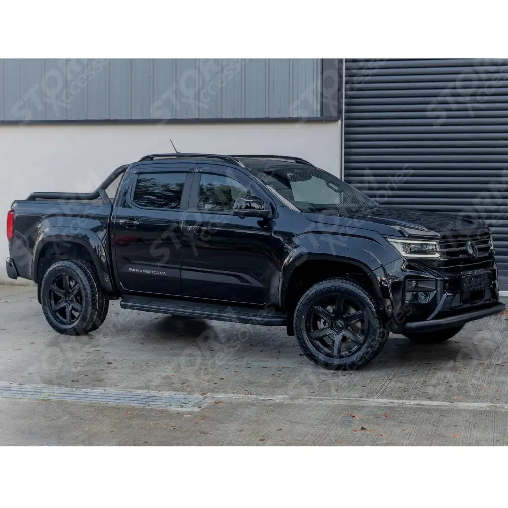 Volkswagen Amarok 2023 On Double Cab Egr Wheel Arch Kit Bolt Look Gloss Black Finish - 6 Pcs