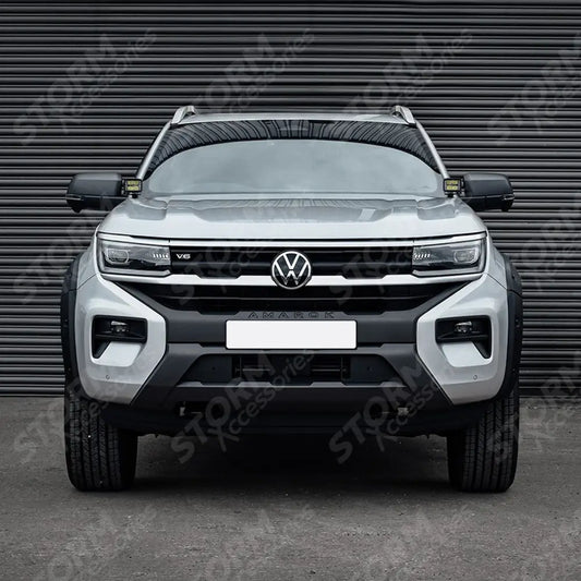 Volkswagen Amarok 2023+ Stealth LED Twin 4" Dark Force Bonnet Kit - 16,800 Lumens