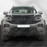 Volkswagen Amarok 2023+ Wide Trak Front Valance Splitter In Gloss Black
