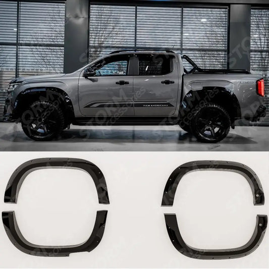 Volkswagen Amarok 2023+ Wide Trak Wheel Arch Set Gloss Black