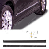 Volkswagen Caddy 2020 On - Side Skirt Splitters "Edition" - In Unpainted Black