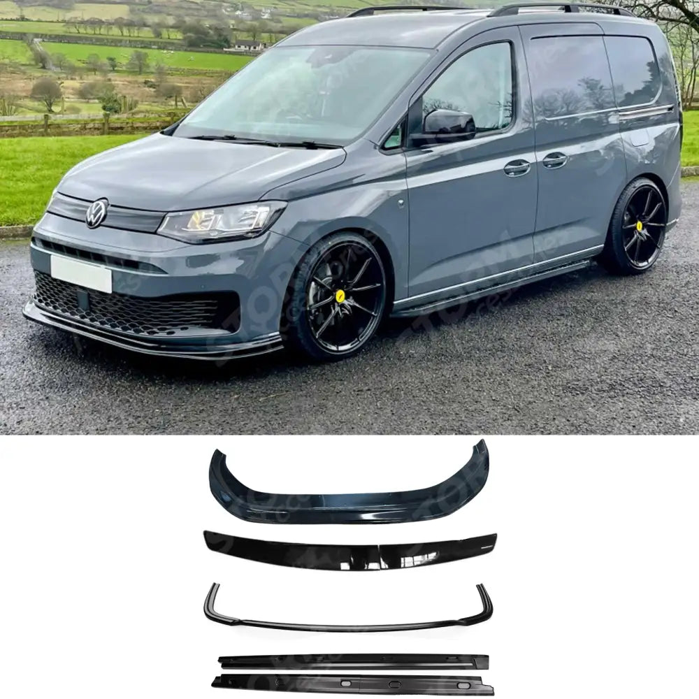 Volkswagen Caddy MK5 2021+ Body Kit In Gloss Black