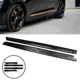 Volkswagen Caddy Mk5 2021+side Skirt Splitters Pair In Gloss Black