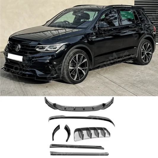 Volkswagen Tiguan MK2 R / R-LINE 2020-2024 Aero Body Kit - Gloss Black