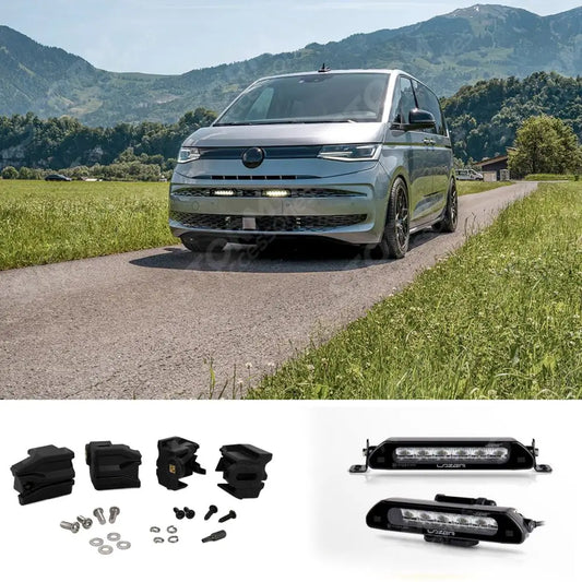 Volkswagen Transporter T7 2020+ - Lazer Lamps Grille Kit - 2x Linear 6 Std