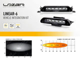 Volkswagen Transporter T7 2020+ - Lazer Lamps Grille Kit - 2x Linear 6 Std