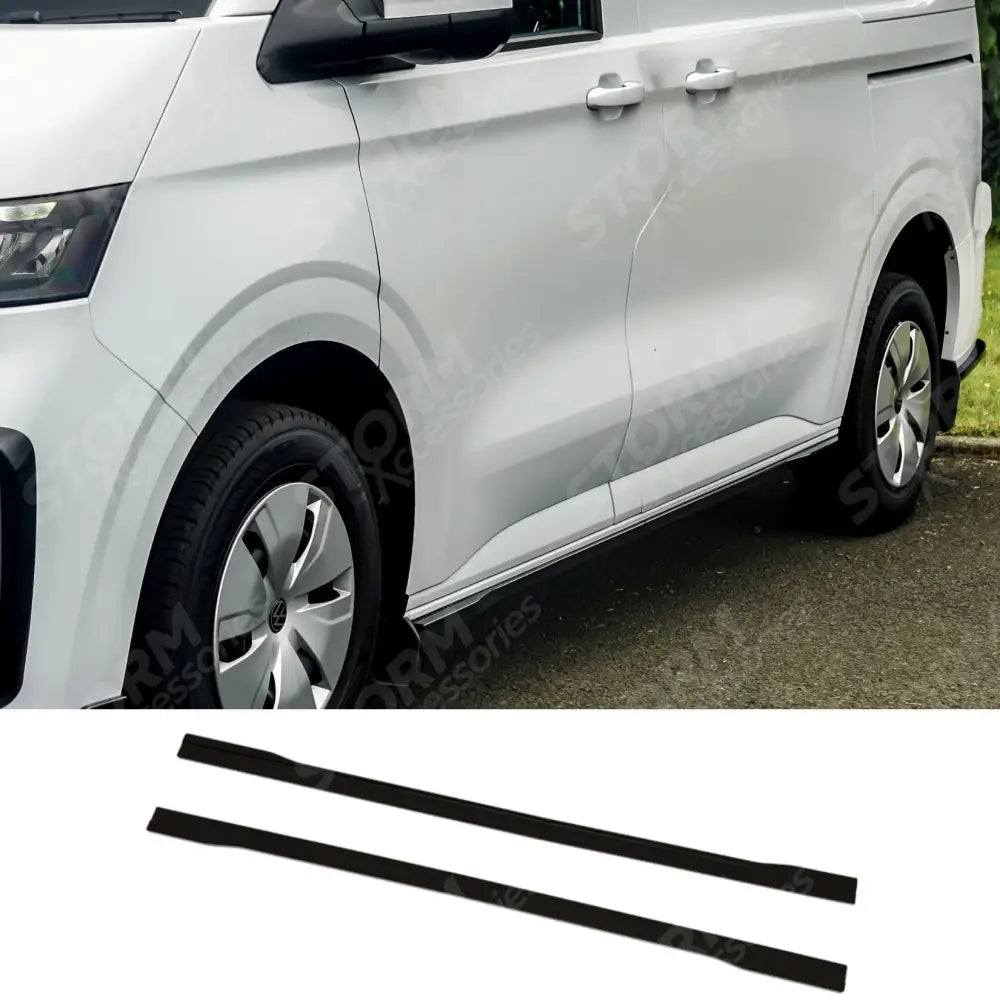 Volkswagen Transporter T7 2025+ LWB Side Skirt Splitters In Gloss Black