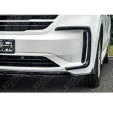 Volkswagen Transporter T7 2025 on Front Splitter Lip In Gloss Black
