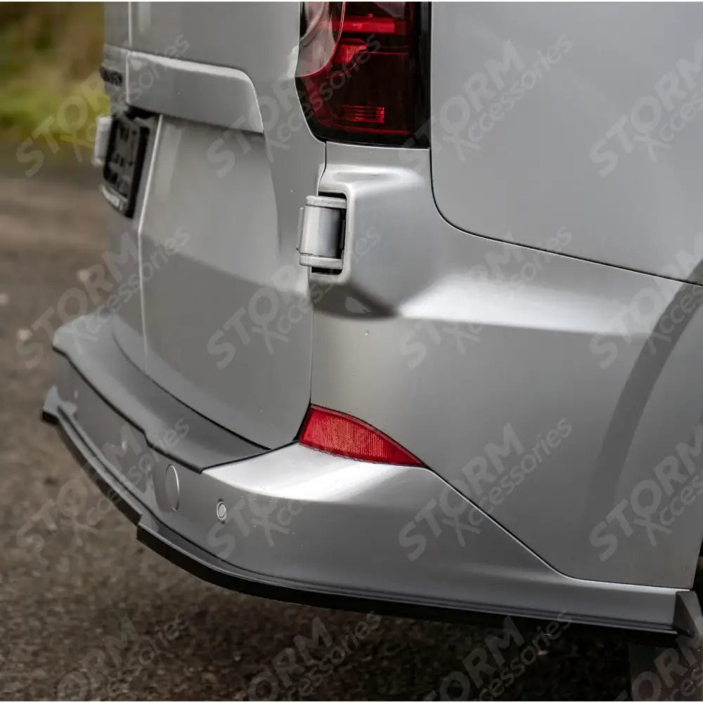 Volkswagen Transporter T7 2025+ Rear Bumper Protector Black Matte Texture Barn Door