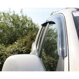 Vw Amarok 2010-2017 - Double Cab Wind Deflectors 4-pcs Set - Black - External Fit