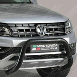 Vw Amarok 2010 On - Misutonida Eu Approved Front Bar - Black - 76mm