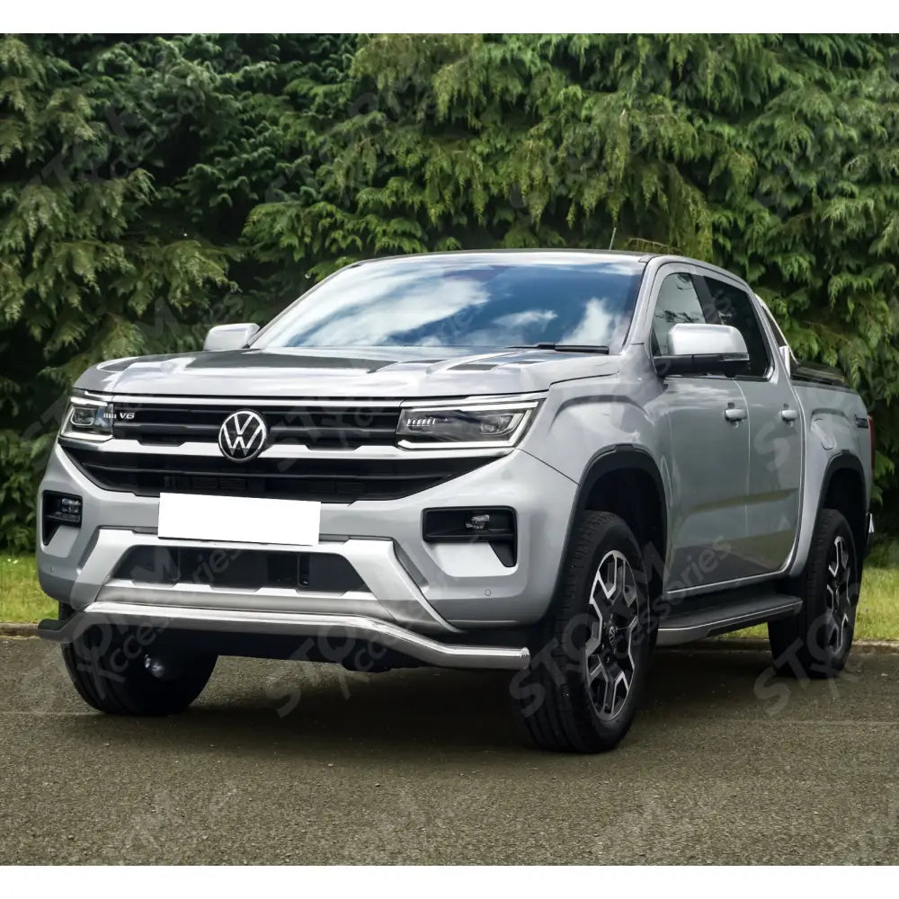 Vw Amarok 2023 On Stainless Steel Twisted Front Spoiler Bar