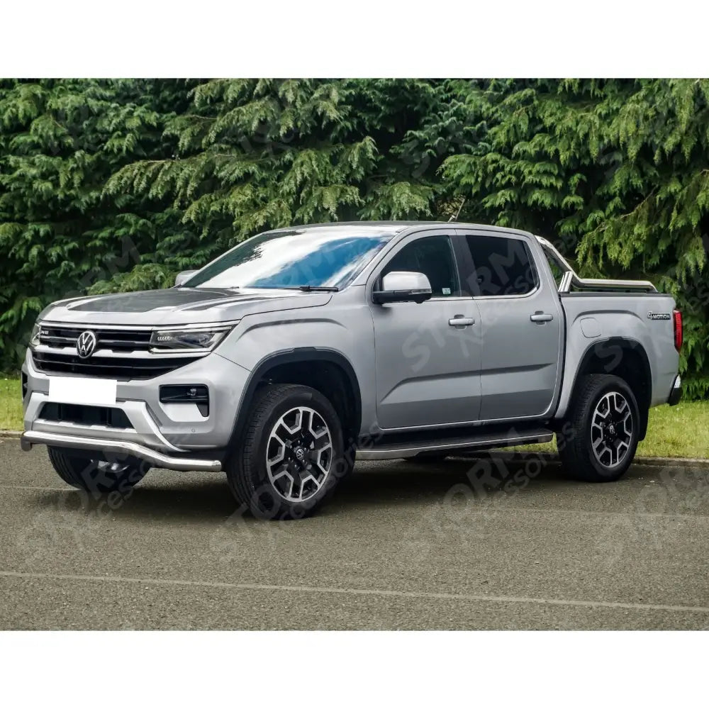 Vw Amarok 2023 On Stainless Steel Twisted Front Spoiler Bar