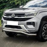 Vw Amarok 2023 On Stainless Steel Twisted Front Spoiler Bar