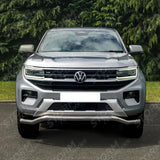 Vw Amarok 2023 On Stainless Steel Twisted Front Spoiler Bar