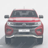 Vw Amarok 2023 On Stainless Steel Twisted Front Spoiler Bar
