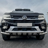Vw Amarok 2023 On V2 Stainless Steel Front Spoiler Bar