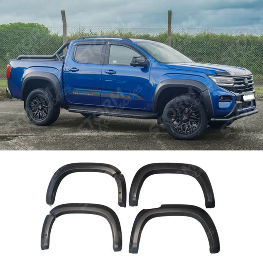 VW Amarok 2023 On Wheel Arches 6 PC Set In Matt Black