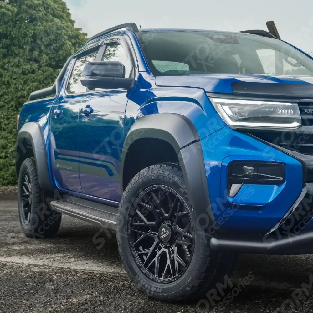 VW Amarok 2023 On Wheel Arches 6 PC Set In Matt Black