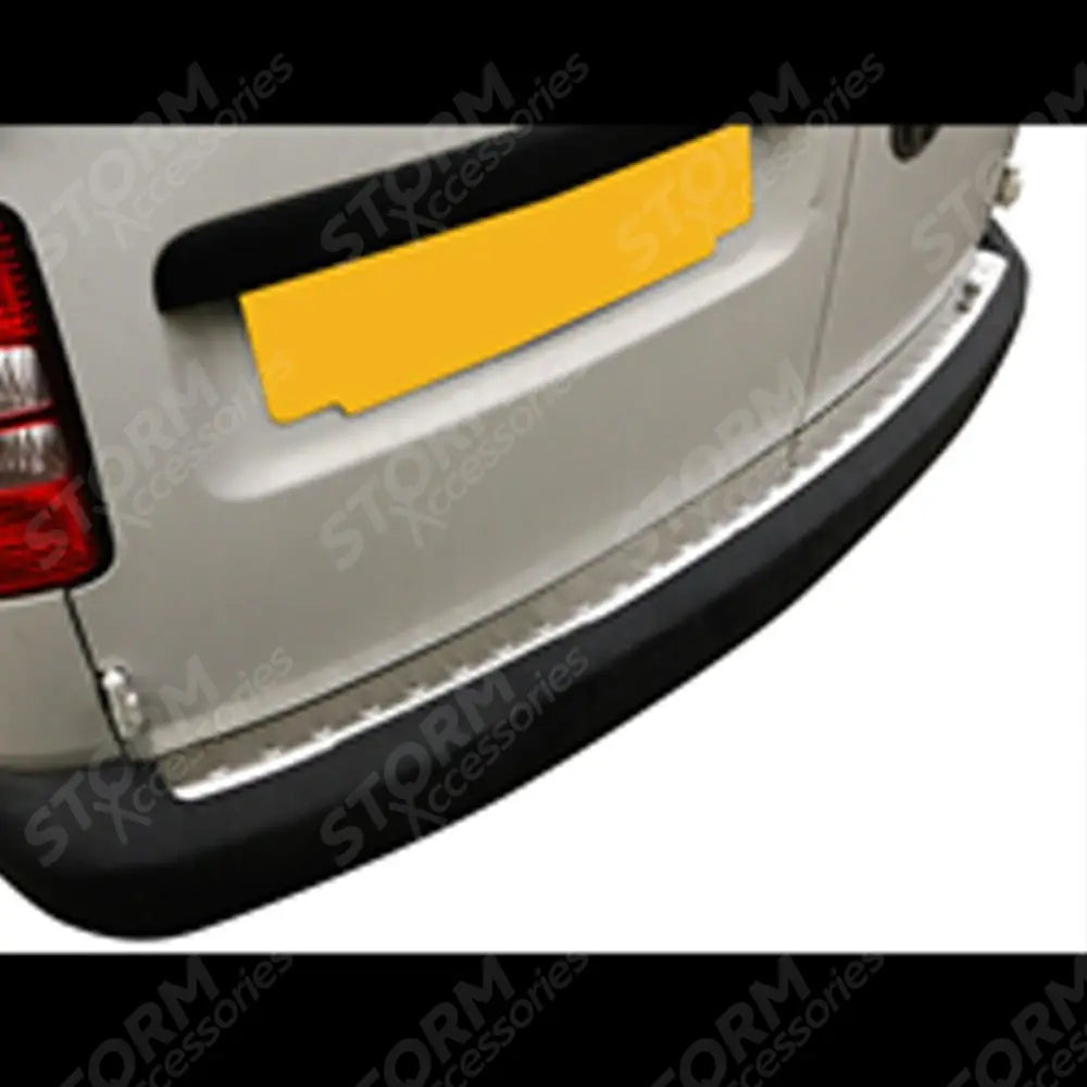 Vw Caddy 2004-2014 Stainless Steel Rear Bumper Protector