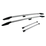 Vw Caddy 2010 On - Roof Rails And Cross Bars - Set - Silver