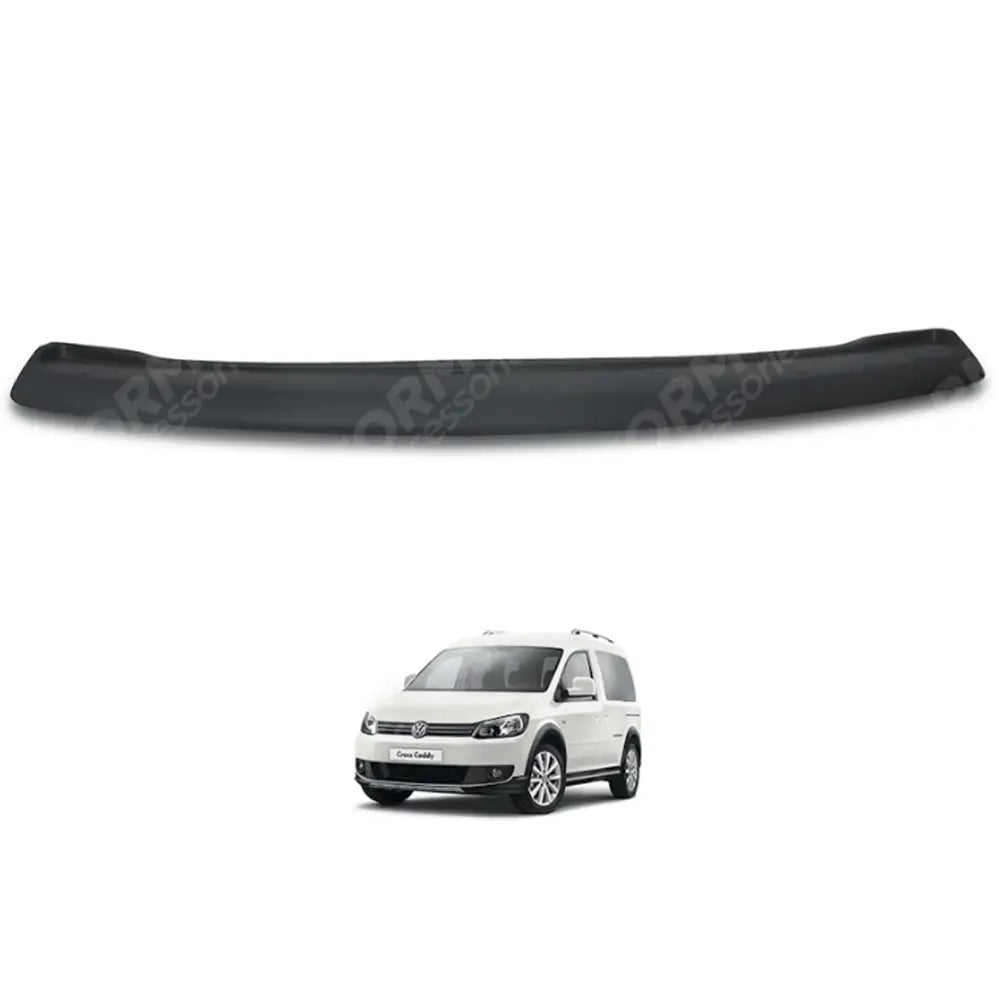 VW Caddy 2015-2020 V2 Rear Bumper Protector Cover In Black
